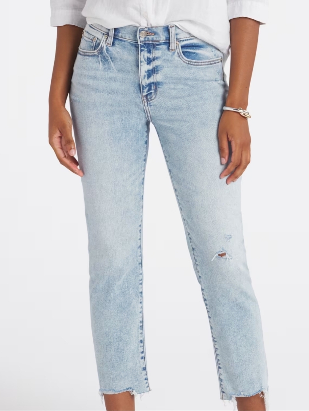 Daze Denim Downright Straight Up High Rise Straight Jean - 10P